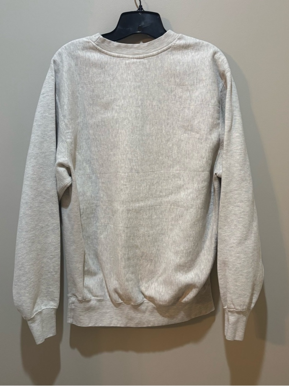 MV Sport Harvard Crewneck Sweatshirt - Light Gray with Maroon Lettering - Picture 2 of 3
